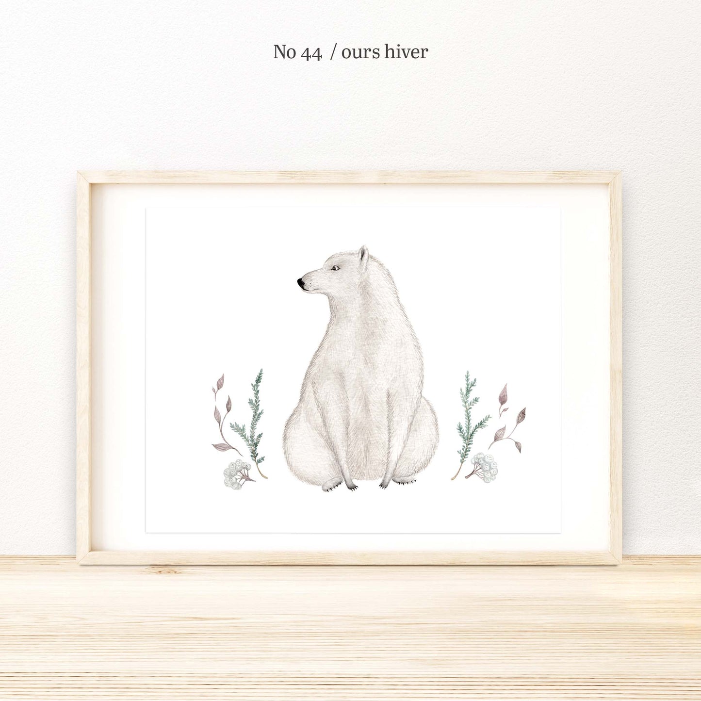 Illustration / Série - Animaux d'hiver