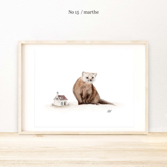 Illustration / Série 2 - Animaux du Québec