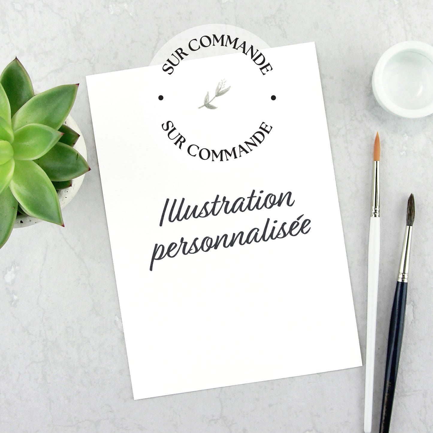 Nouveauté! Commande personnalisée / Illustration