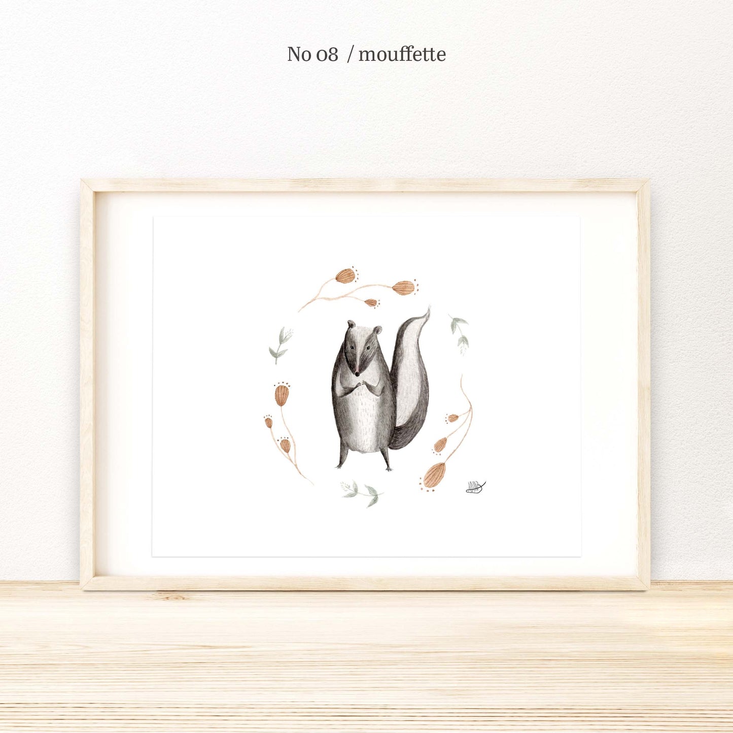Illustration / Série 1 - Animaux du Québec