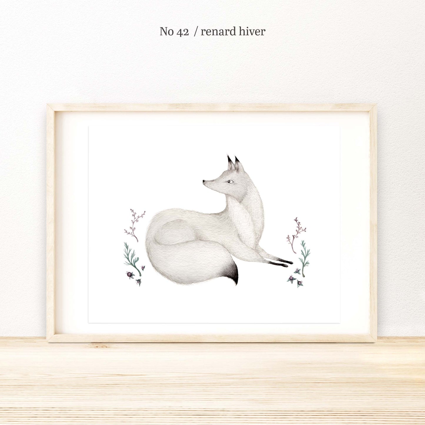 Illustration / Série - Animaux d'hiver
