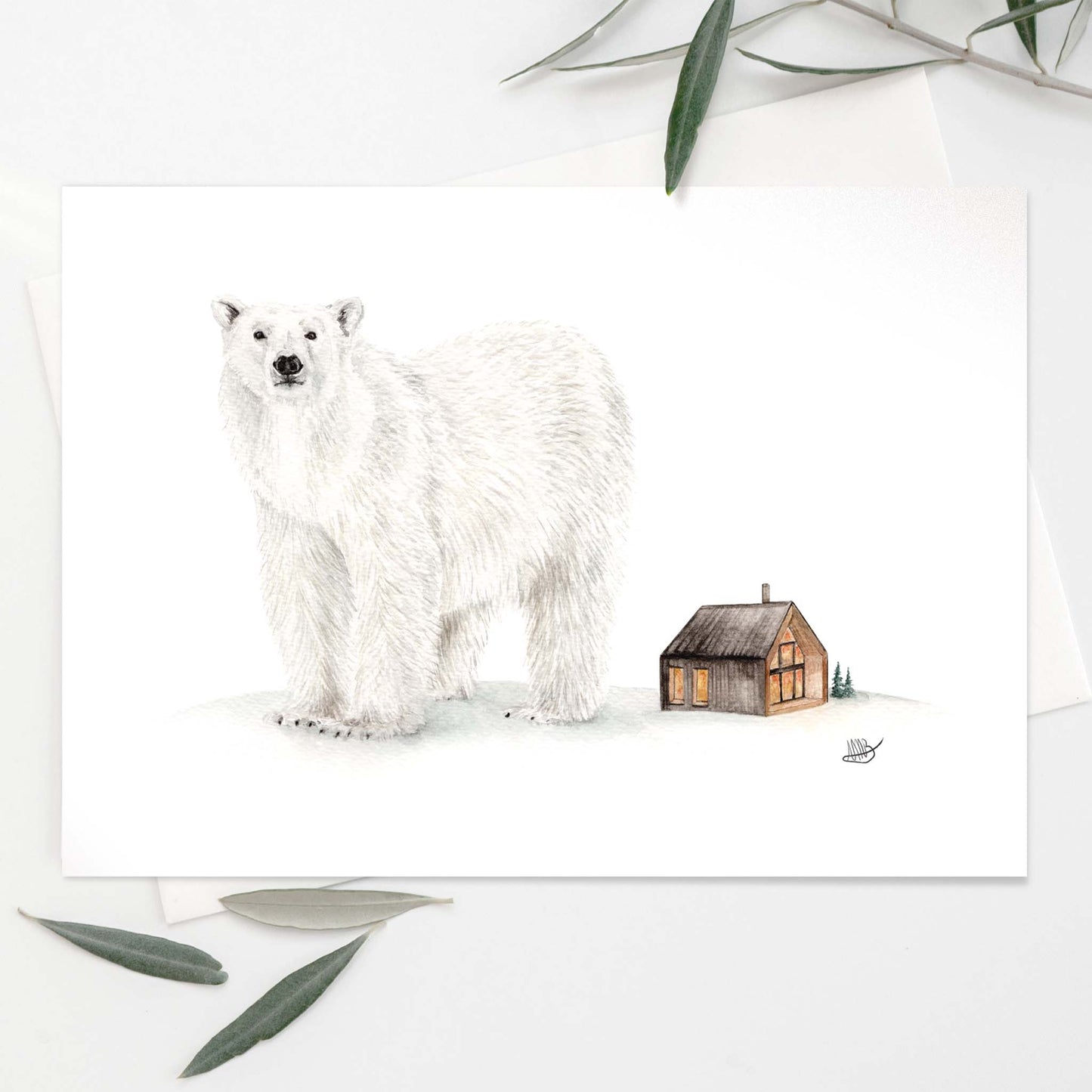 Lot de 6 cartes de souhaits / Série 2