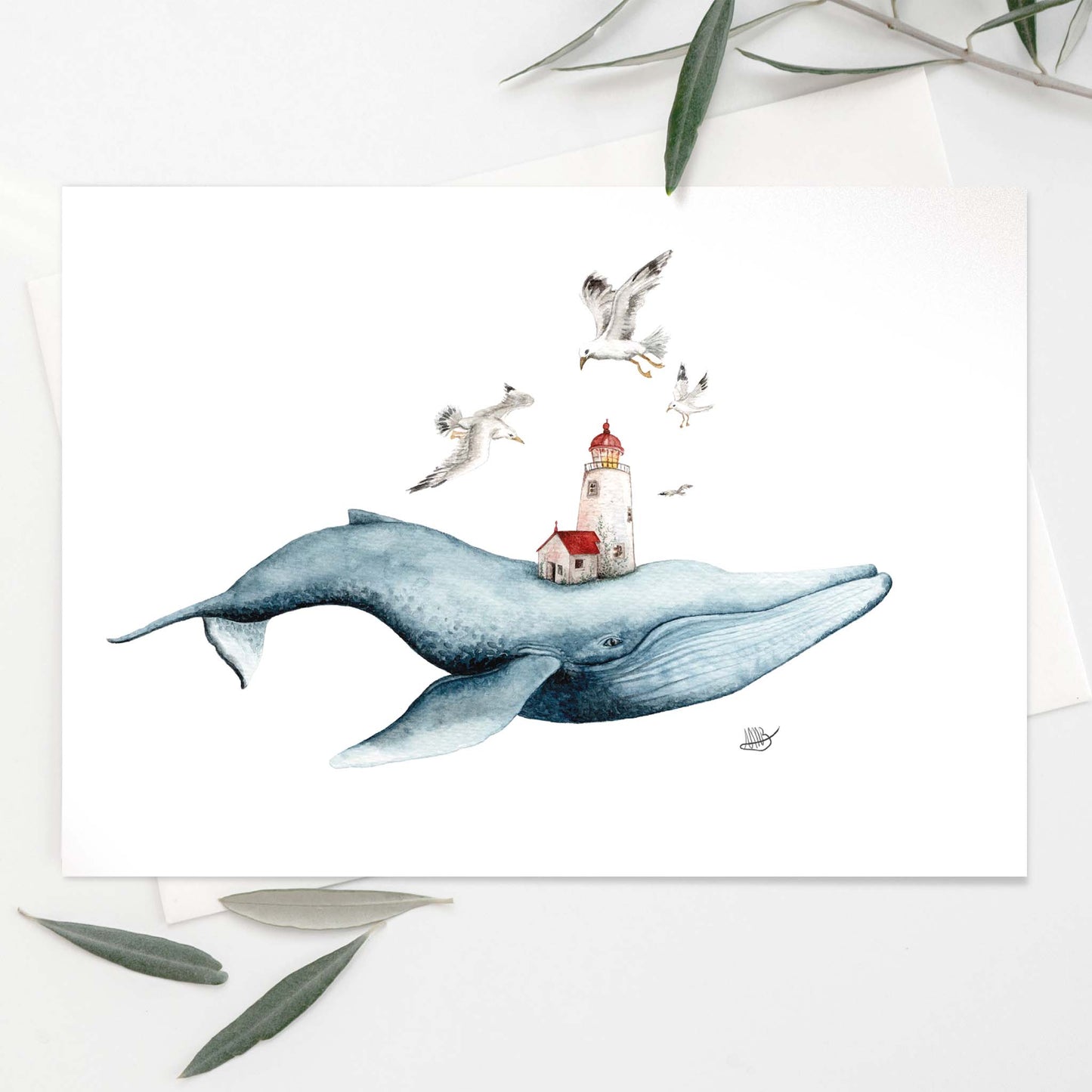 Lot de 6 cartes de souhaits / Série 2