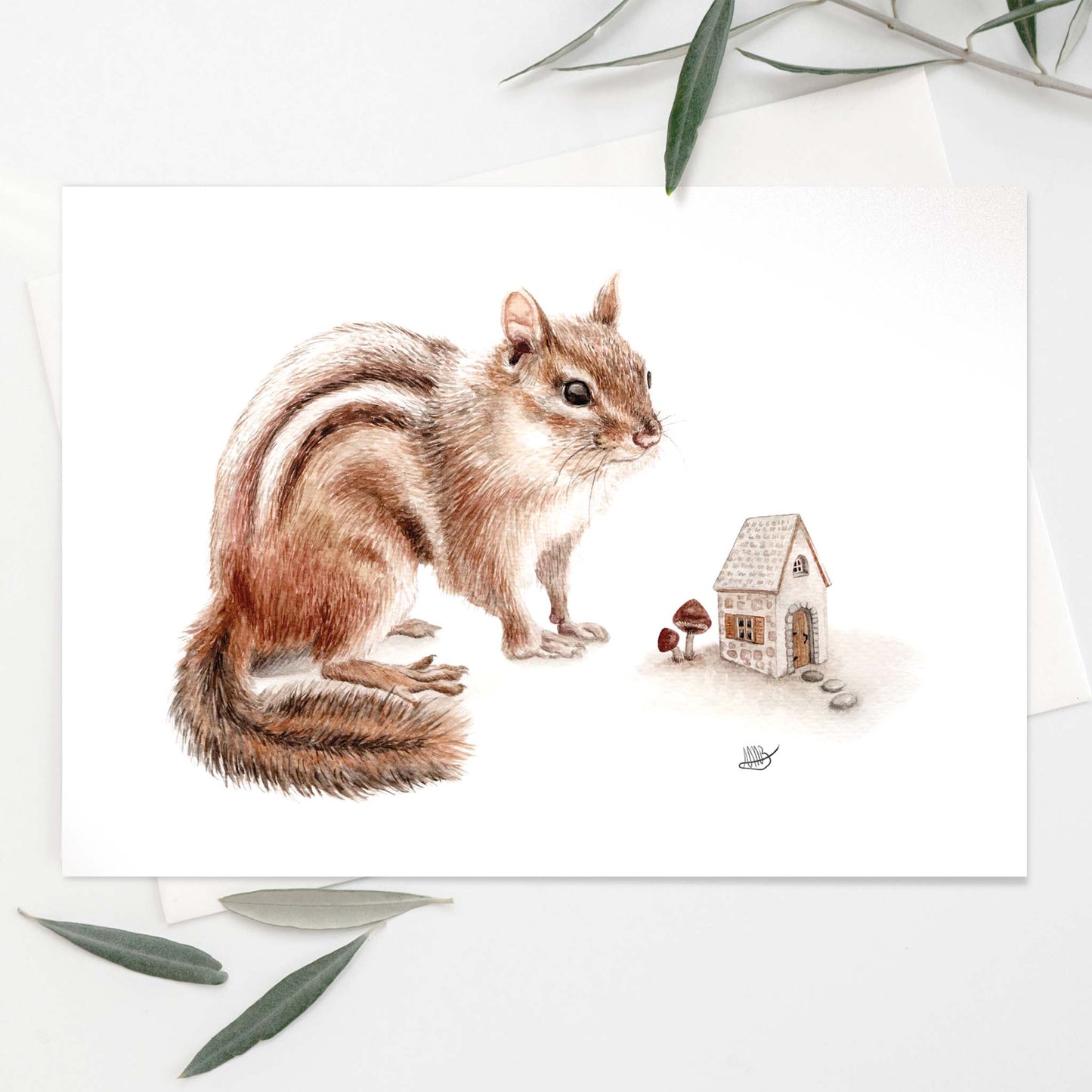 Lot de 6 cartes de souhaits / Série 2