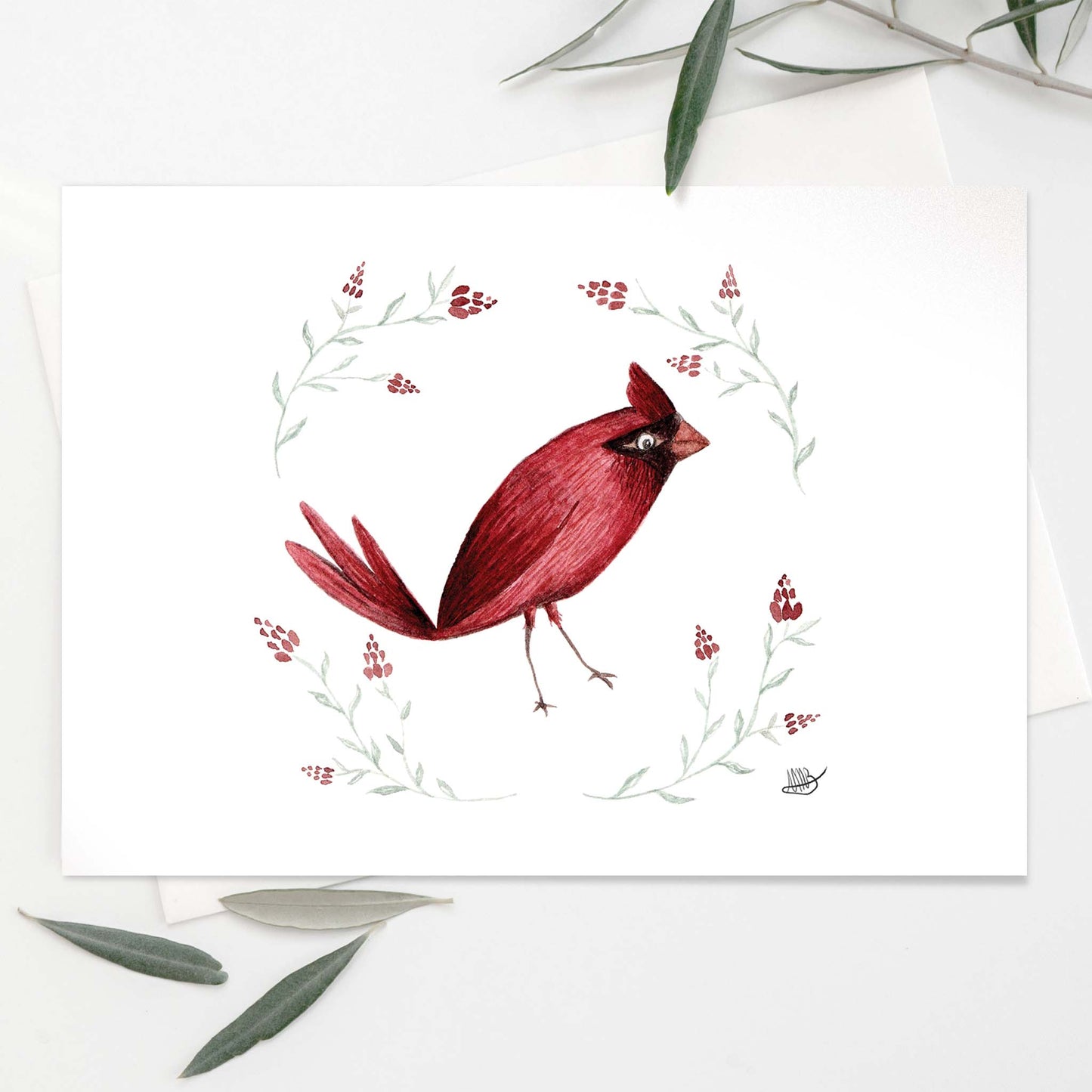 Lot de 6 cartes de souhaits / Série 1